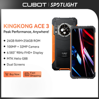 Cubot KINGKONG ACE 3, Android 14 Smartphone, Helio G88, 24GB RAM(8GB+16GB)+ 256GB ROM, 90Hz Screen,Dual Screen, Add to Cart