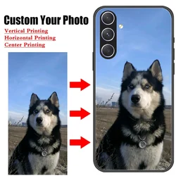 Customized DIY Silicone Soft Case For Samsung Galaxy M55 A55 A35 F15 A25 5G A15 M34 M54 M14 F14 F34 A24 A34 A54 A14 Personalized