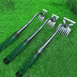 2 In 1 Garden Weeding Tool Manual Weed Grass Rooting Tool Puller Shovel Weeding Removal Hand Gardening Loose Soil Garden H2t2