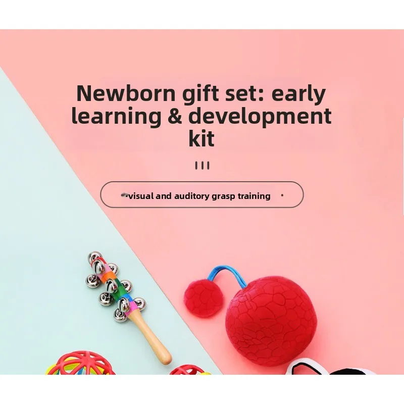 Baby Toys 3 Newborn Rattle for Little Ones 2-3 Months 0-1 Years 4 Grasping Training 6 Sensory Training