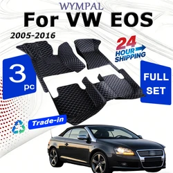 Car floor mats for Volkswagen VW EOS 2005-2016 2006 2007 2008 2009 2010 2011 2012 Custom auto foot Pads interior accessories