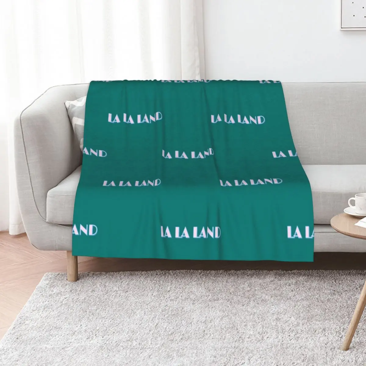 La La LandPink Variant Throw Blanket halloween anime Flannel Fabric Bed covers Warm Winter beds Blankets