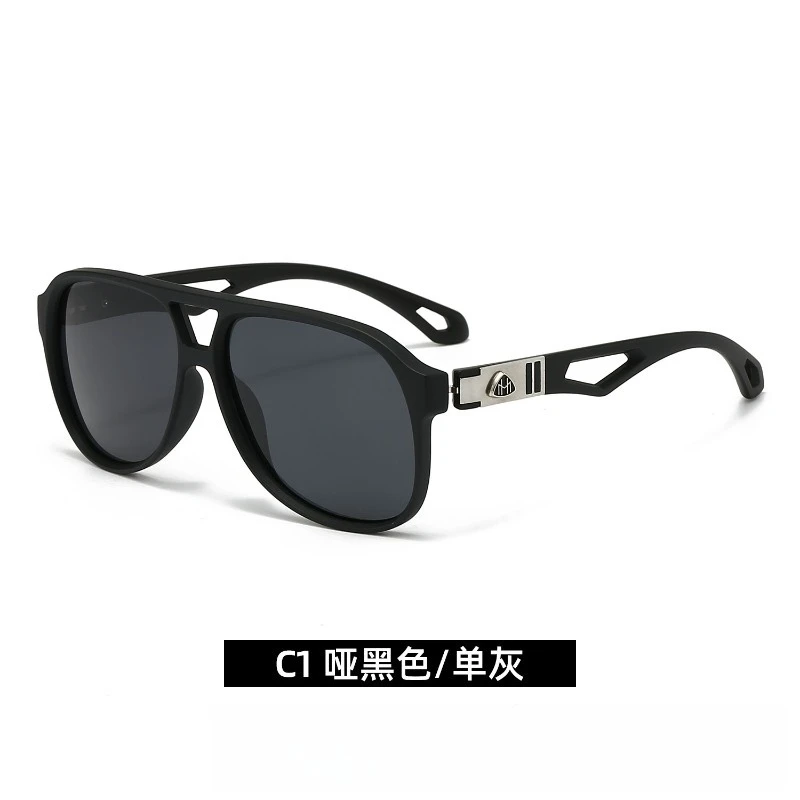 

2025 Polarized Square Sunglasses UV400 Hollow Temples Spring Hinge Driving Shades for Men Women Lightweight TR90 Outdoor Free