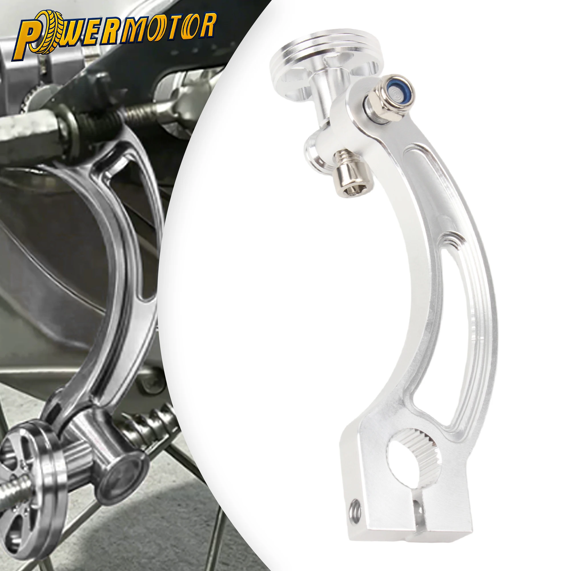 

Motorcycle CNC Aluminum Rear Brake Arm Lever Cam Hub Lever For Yamaha LC135 RXZ SRL EGO NOUVO Honda W100 EX5 W125 DREAM CLASS