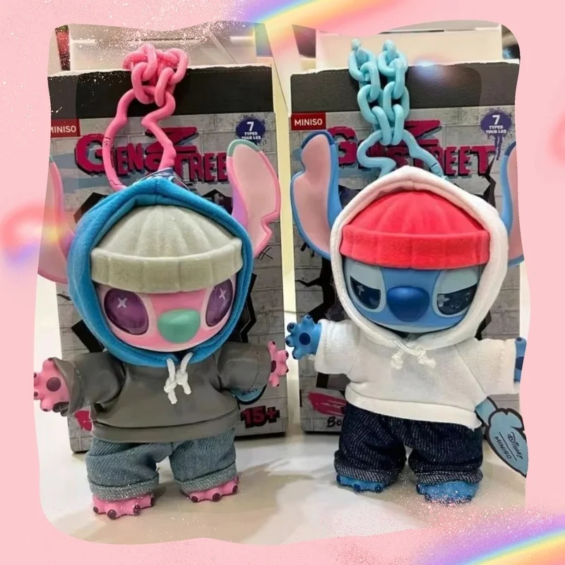 

Genuine Stitch Genz Street Series Blind Box Vinyl Pendant Mystery Box Anime Figure Room Decoration Collection Toys Custom Gift