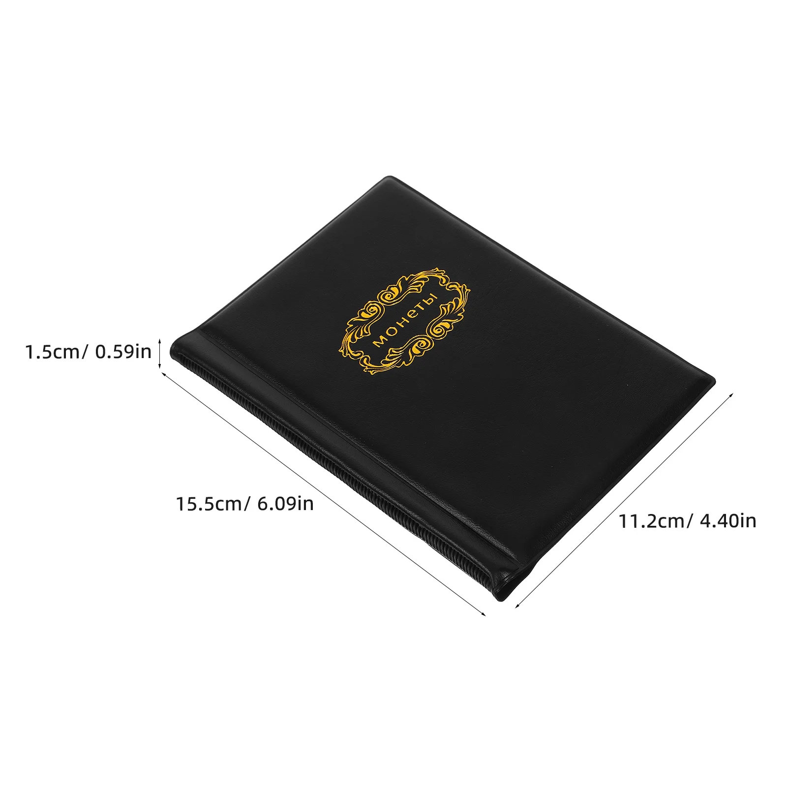 2Pcs 120 Pockets Coin Storage Album Sleek Design Compact Size Secure Solution for Valuable Coins Coin Collecting Organizer