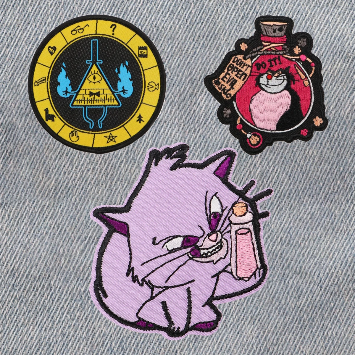 

Cartoon Animation Embroidery Patch Iron On Patches For Clothing Jackets Thermoadhesive Patches Sewing DIY Sticker