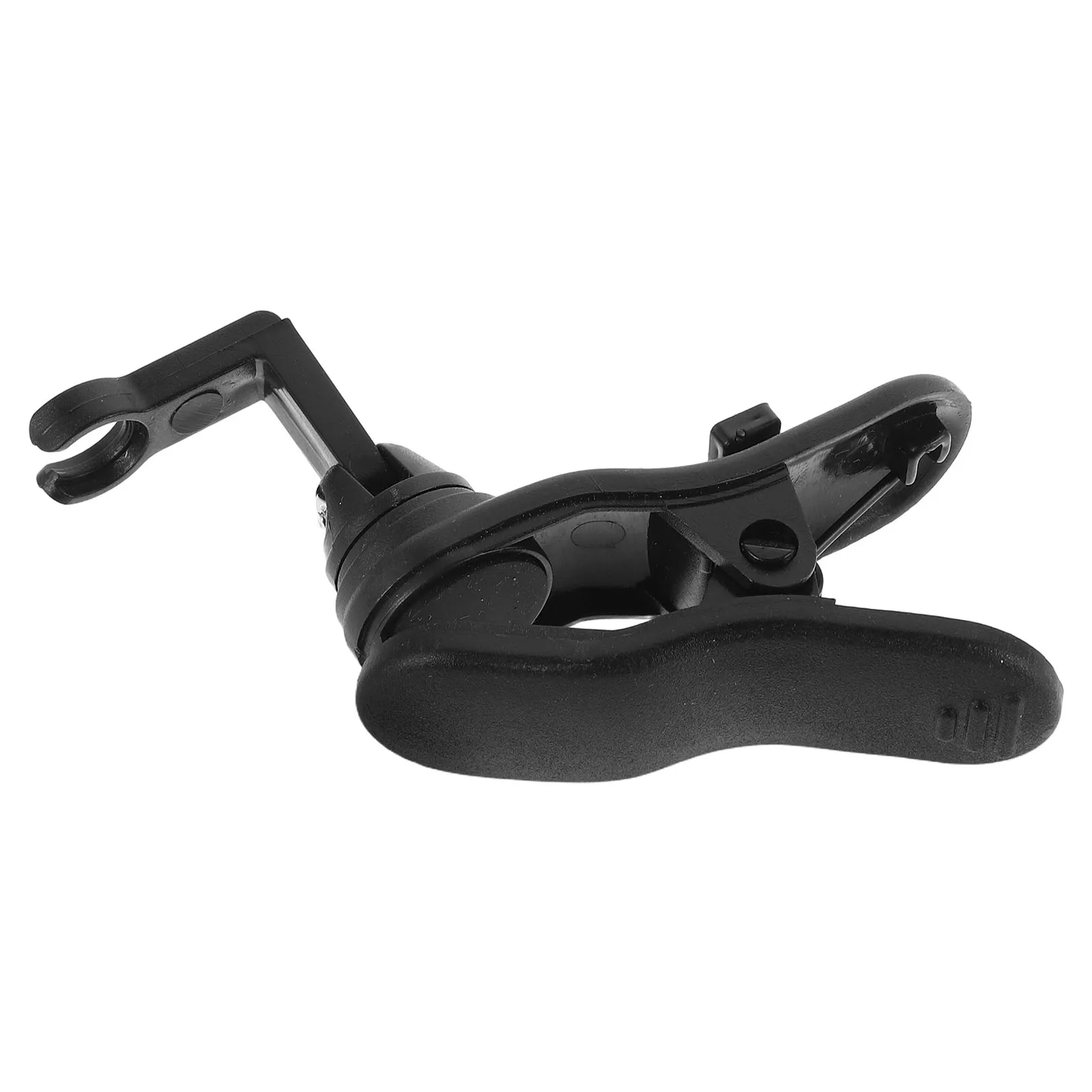 Clip de micrófono para grabadora, soporte de abrazadera Universal, accesorio de flauta, Clips negros, diseño ligero, transmisión de alta fidelidad