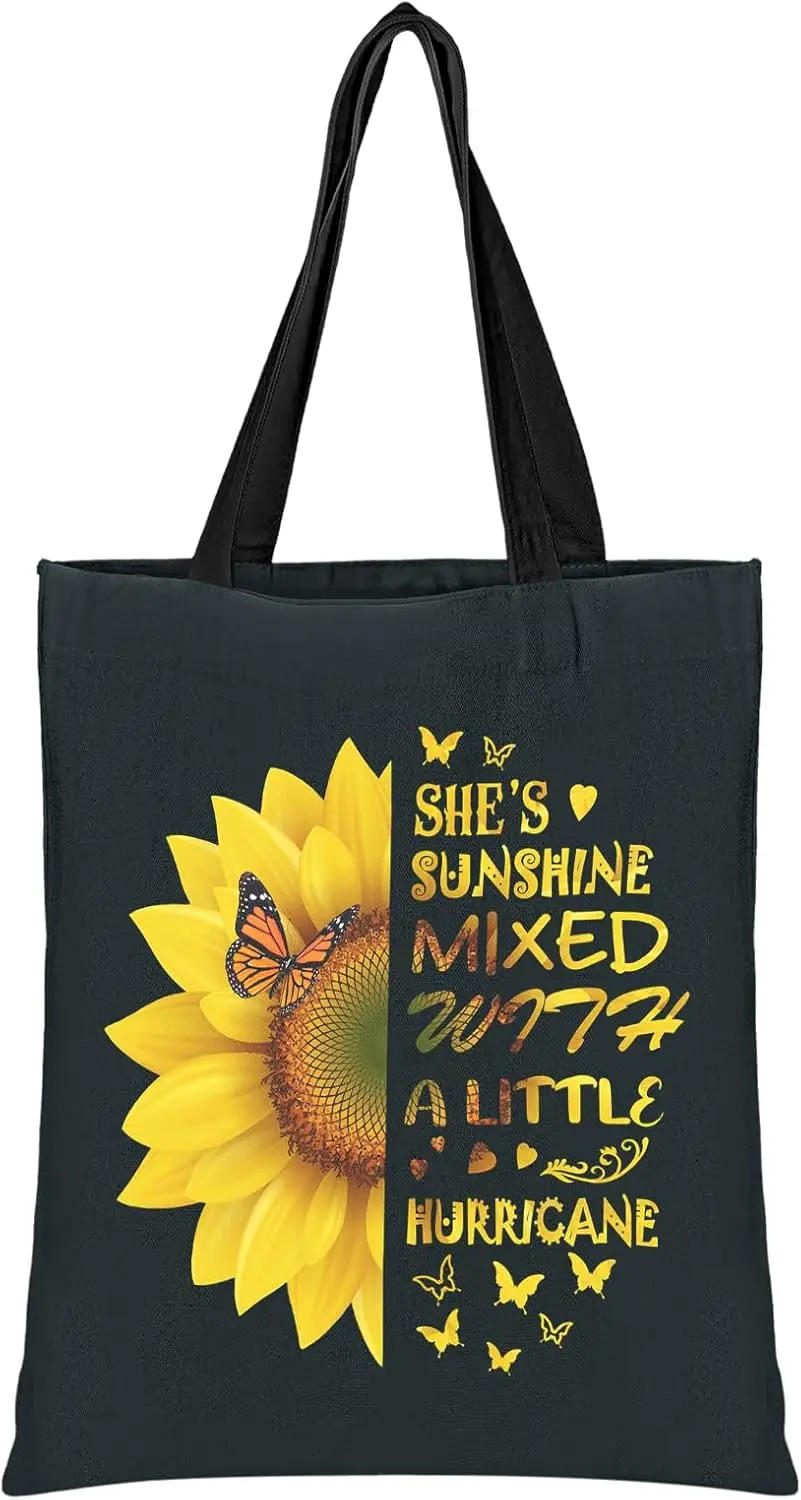 

Funny Tote Canvas Bag for Women Resuable Shoulder Bags for Women Lady Canvas Tote Bag Large-Capacity Foldable Shopping Bag