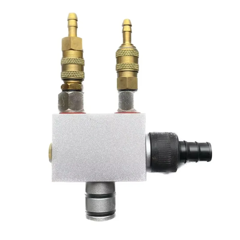 Replacement Powder Injector Pump Insert Tubes & Clamp Nut, Spare Parts for GRT-C4 Electrostatic Powder Coating Spraying Machine