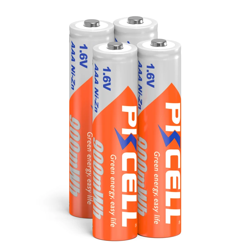 20PC PKCELL AAA Batteries NIZN 1.6V 900MWH AAA Rechargeable Battery 3A Bateria for toys flashlight camera and 5PC Battery Box