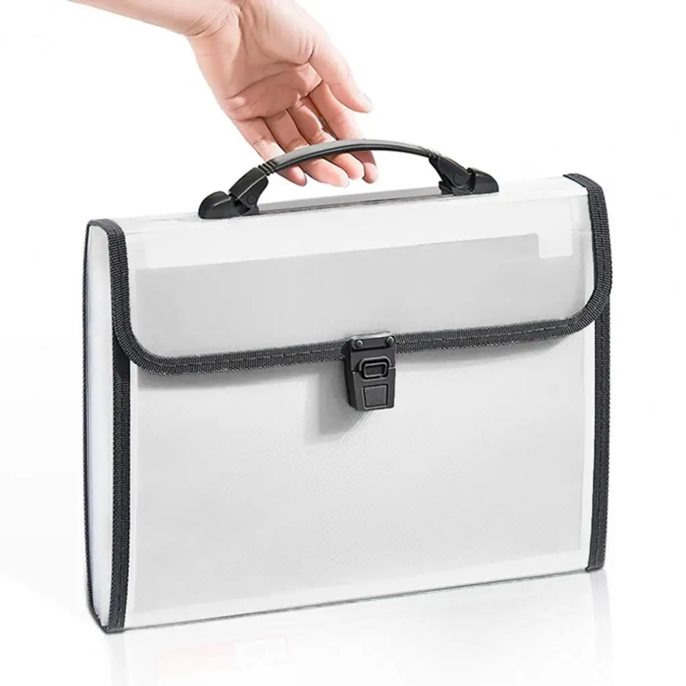 Папка для файлов, держатель для хранения документов, портативный органайзер для файлов формата А4 с 13 карманами и застежкой-пряжкой, ручка для школьных принадлежностей, экзамена