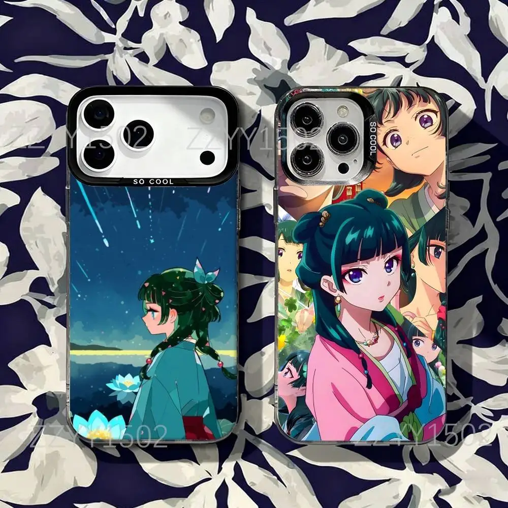 

The A-Apothecary Diaries for iPhone 17,16,15,14,13,12,X,8,Pro,Max,Plus,SE4,Air,Mini Anti-Slip Design Black IMD Matte Case