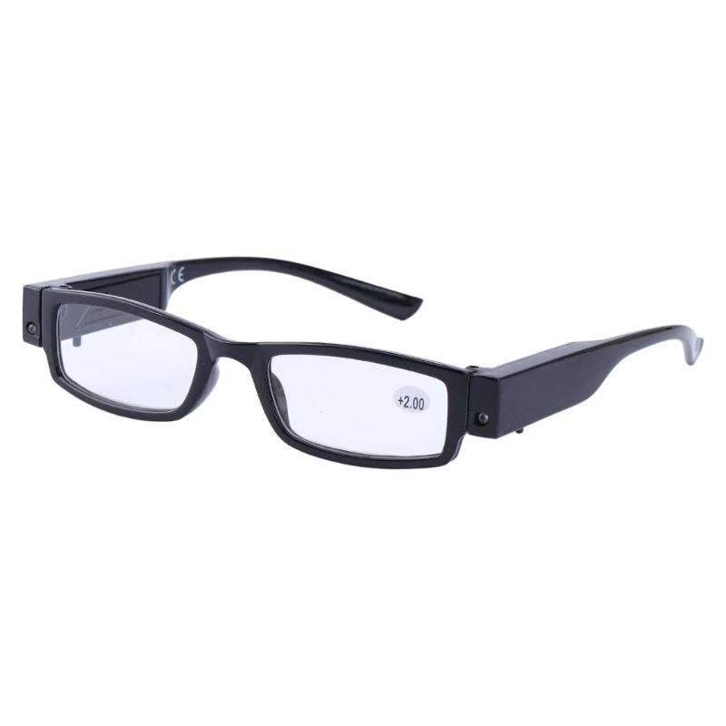 Multi Strength LED Reading Glasses Eyeglass Spectacle Diopter Magnifier Light UP Dropshipping