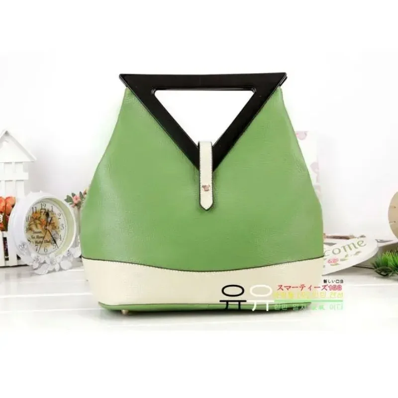 24.5cm Solid Wood Triangle Handle Purse Frames Wooden Screw Handles for Making Bags triangle handle wholesaleAccessory