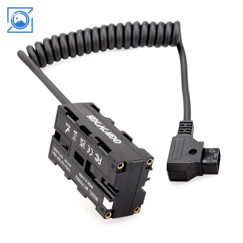 WY-F550X2 D-Tap auf beidseitiger NP-F-Dummy-Akku D-TAP auf NP-F970/F550/F750 mit verlängertem Kabel 60 cm