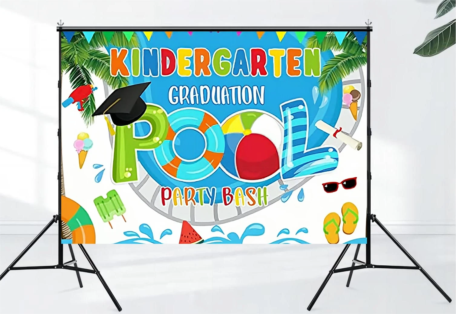 Kindergarten graduation corridor photography decoration graduation party banner congratulatory graduation party supplies