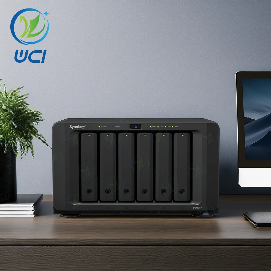 

Synology DiskStation DS1621+ 6-Bay Tower Server Scalable NAS Network Storage Cloud Server Drives Not Included