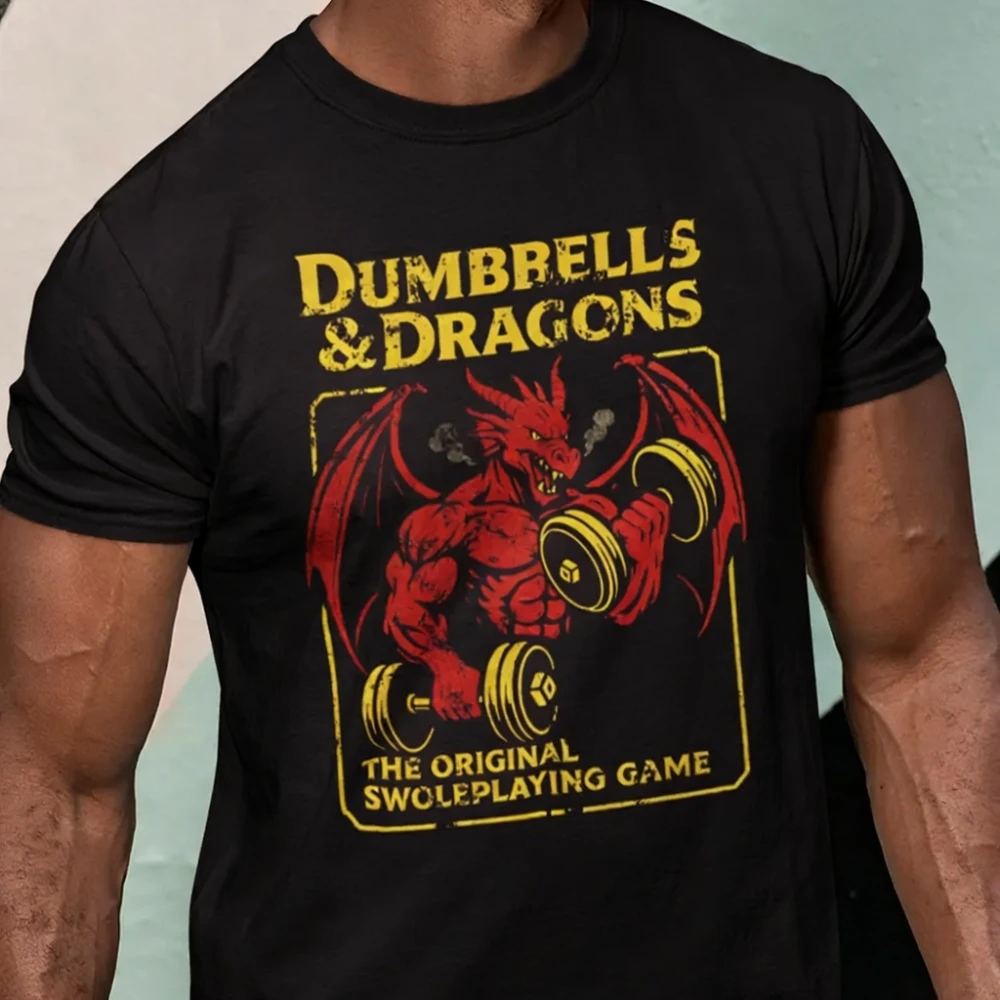 Crossfit Mayhem - T-shirt humoristique D&D pour la gym,