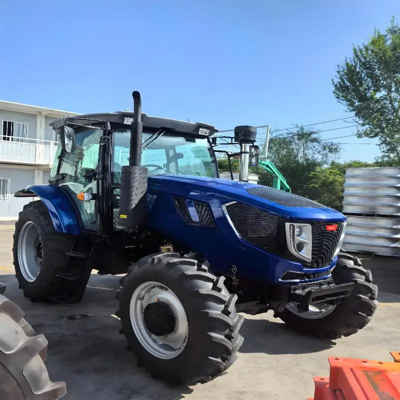 مصنع 120hp جرار زراعي مع محرك محرك مضخة علبة التروس تحمل الديك الفاخر مكيفة الهواء