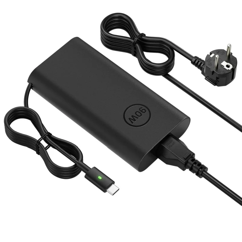 90W 20V 4.5A type-C USB-C AC Laptop Adapter For Dell XPS 12 13 15 17,Precision 3540 Latitude 3400 3500 Charger Power Supply