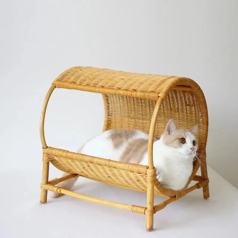 Wholesales rattan pet bed from Vietnam