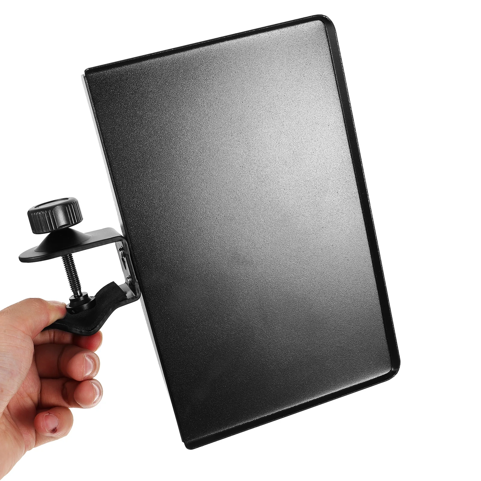 Tripé externo para celular, suporte para microfone celular, bandeja de placa de aço, rack de montagem