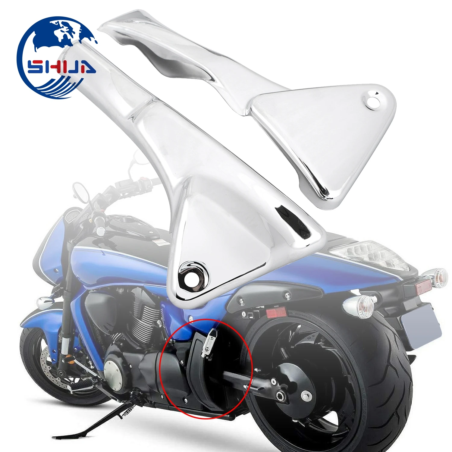 For Suzuki all years Boulevard M109 M109R M109RZ M109R2 Motorcycle Chrome Frame Cover Fairings Body Trim 2 part