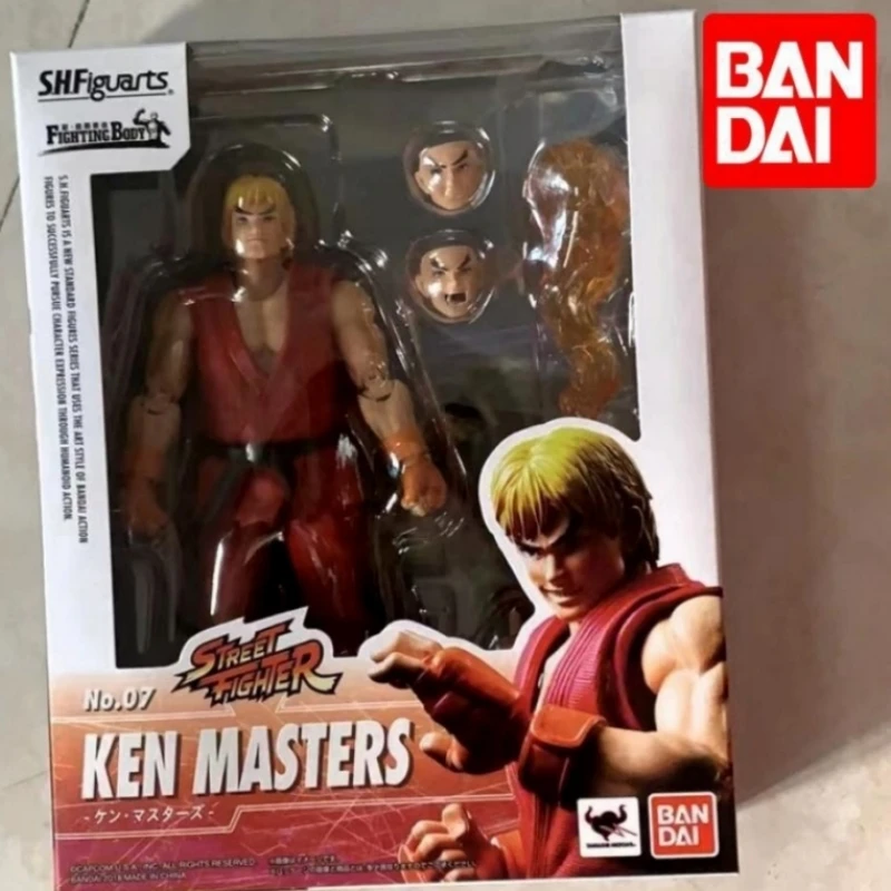 

Tamashii Nations Bandai S.H.Figuarts Ken Masters Street Fighter Action Figure, Model Collectible Toys Operable Birthday Gift