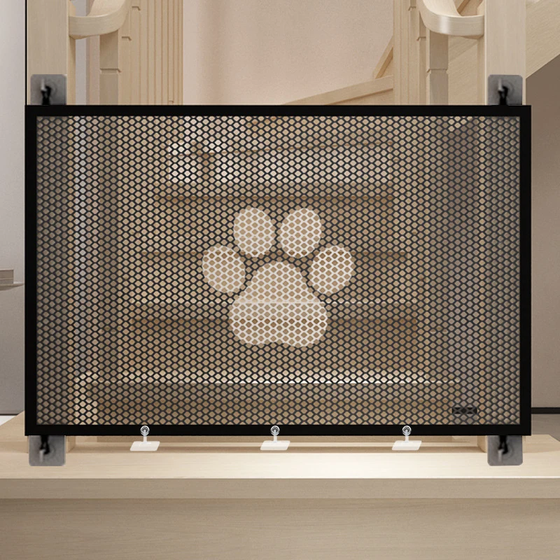 

Portable Indoor Pet Safety Fence Folding Breathable Mesh Anti-escape Staircase Isolation Barriers for Dog Cat Puppy Accessories