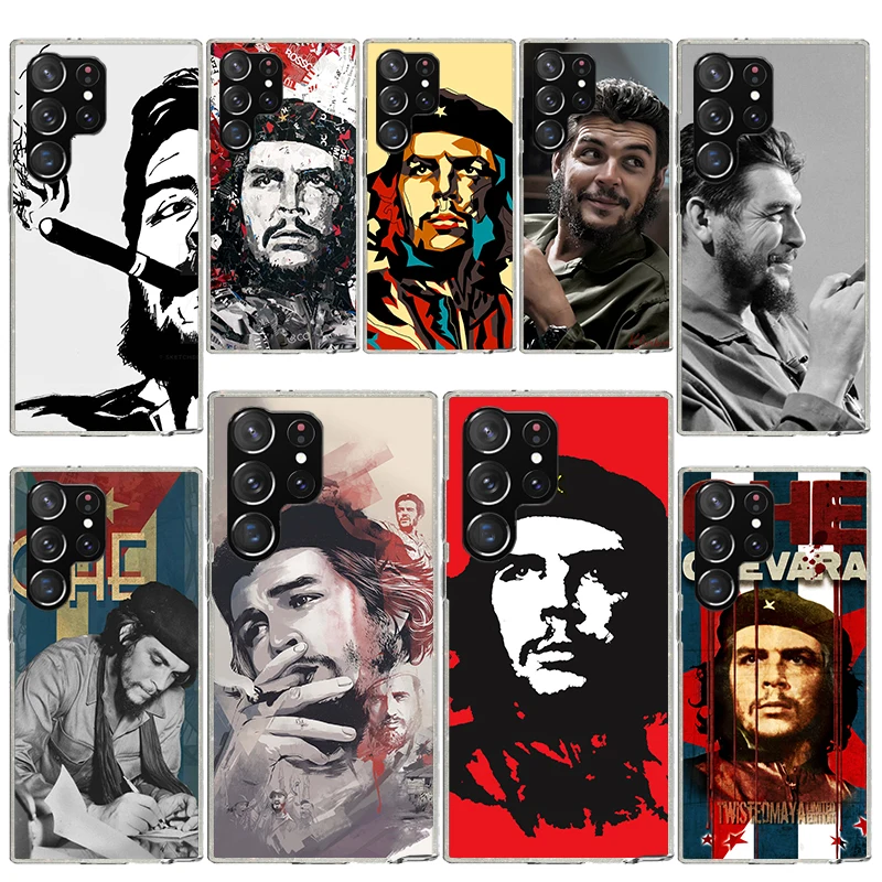 Силиконовый чехол Che Guevara для Samsung Galaxy S24 S23 S22 Ultra S21 S20 FE S10 Plus S10E S9 S8