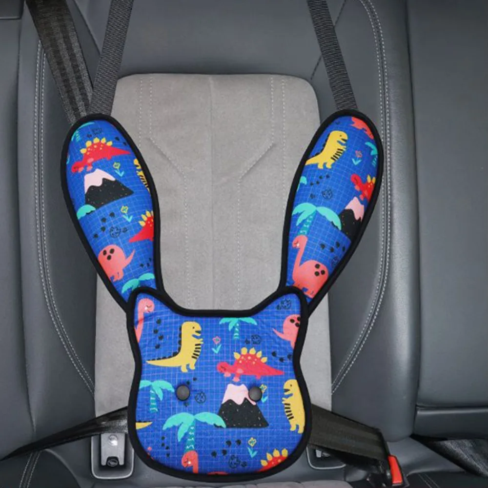 

Регулируемые ремни безопасности для автомобильных сидений, милый регулируемый фиксатор направляющего ремня безопасности, подходит для комфорта