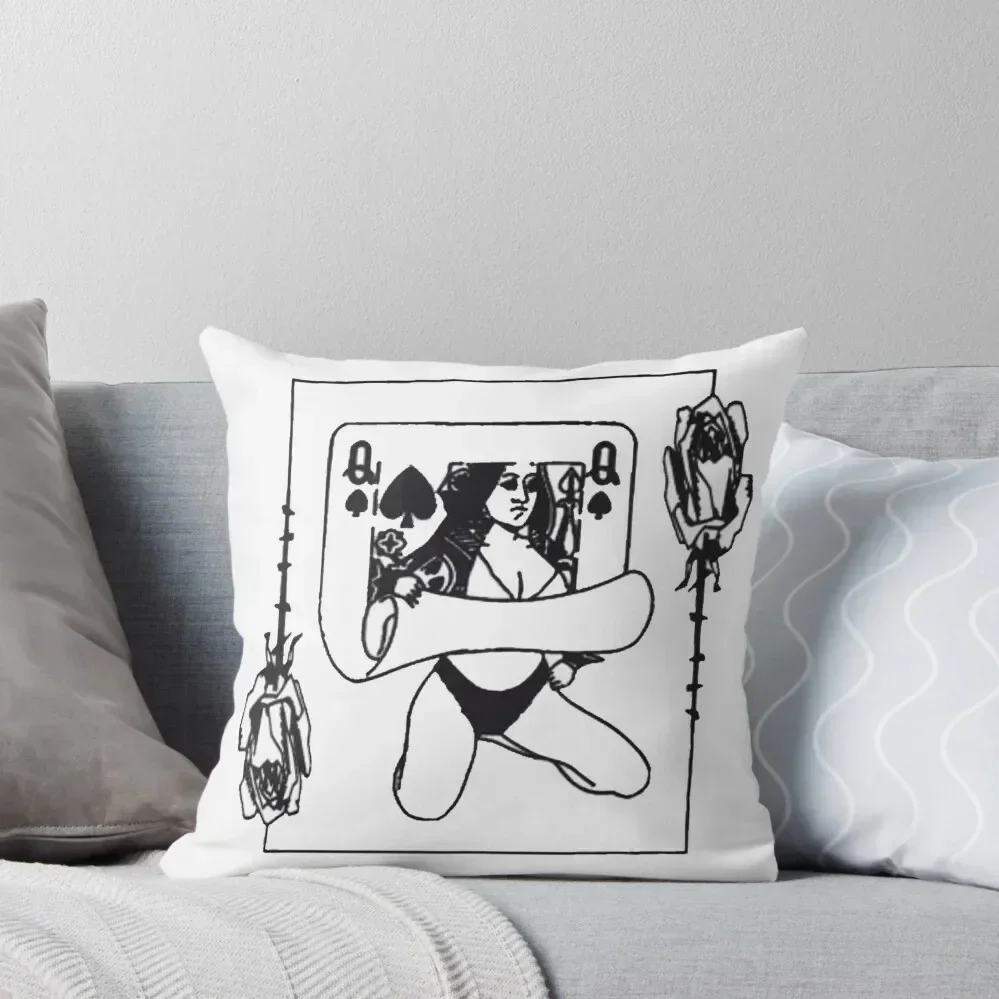 

Card Girl Babe Design Hype Throw Throw Pillow Decorative pillow case Sofas Covers Christmas Covers Covers For Sofas pillow