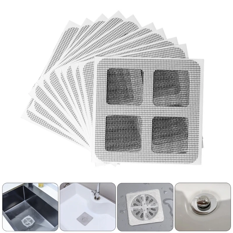 Conveniente Hair Drain Stickers Set, Single Use Drain Stickers Set, Fácil de usar