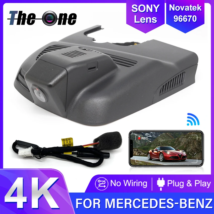 Plug and Play UHD Car DVR for Mercedes Benz GLA CLA 200 220 220d 250 A45 AMGA Class W176 W177 GLA X156 CLA W117 Dash Cam Camera
