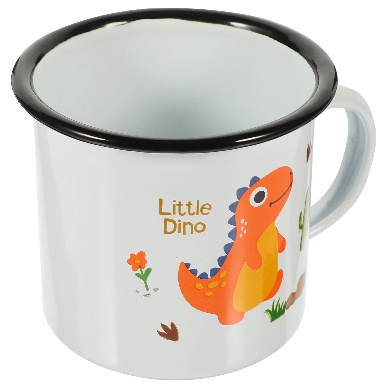 

Cartoon Enamel Cup Insulated Coffee Travel Mug Camping Tea Small Milk Cups Mugs Rustic Child