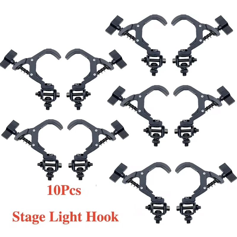 luzes do palco gancho led par grampo movendo a cabeca aluminio truss mount hanging garra fast lock dj equipamentos 10 pcs por lote profissional 01