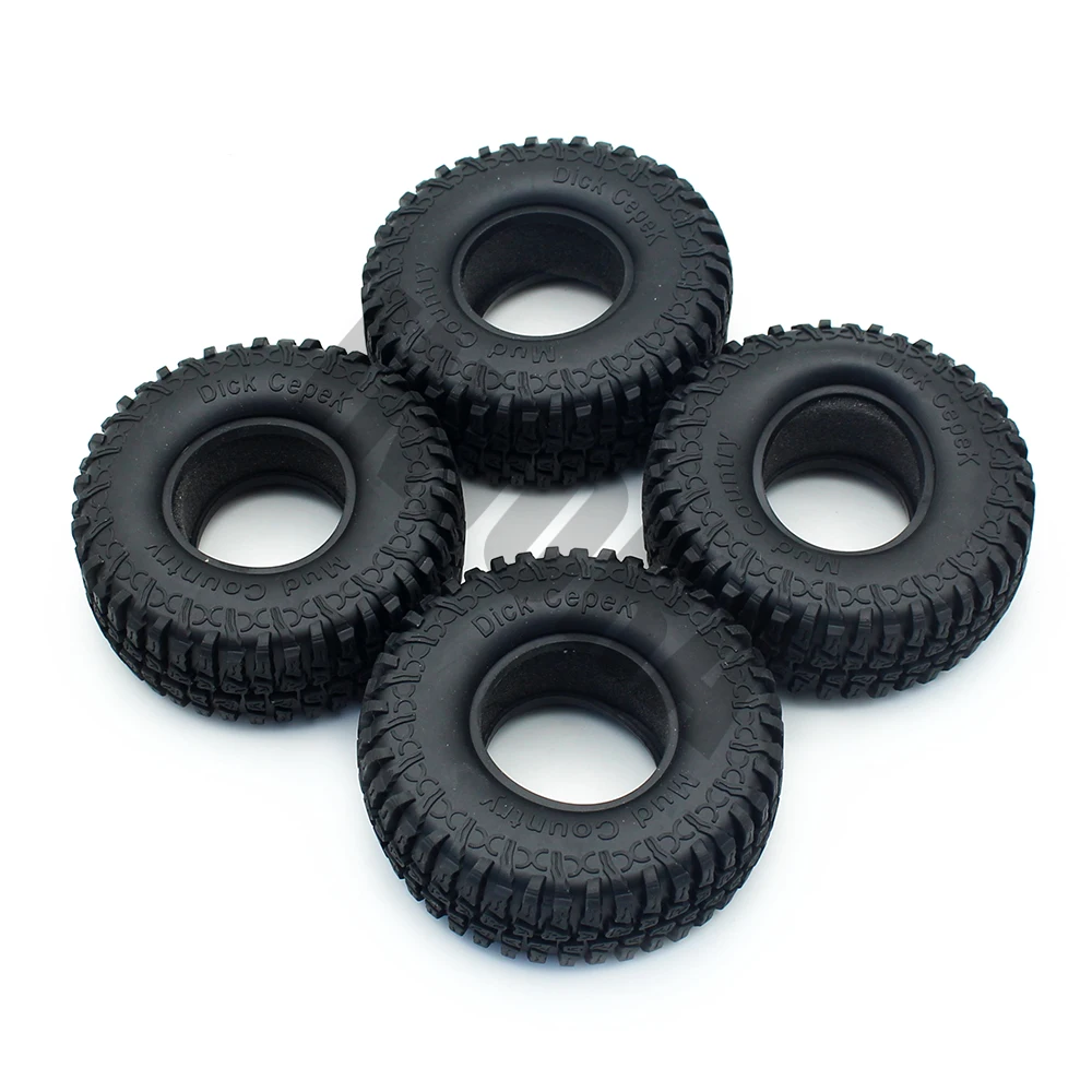 4PCS 1.9inch RC Car Rubber Wheel Tires 100*39 MM for 1:10 RC Crawler Axial SCX10 AXI03007 Tamiya CC01 D90