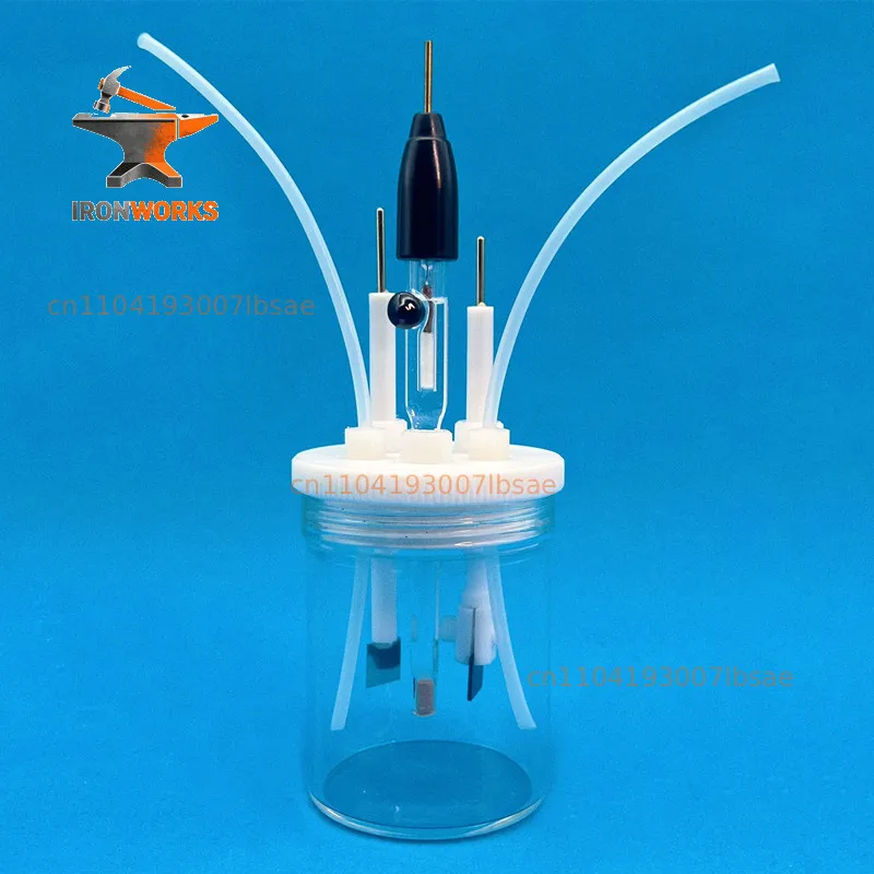 Electrolytic cell. C001 sealed cell. Straight five port sealed electrolyzer.
