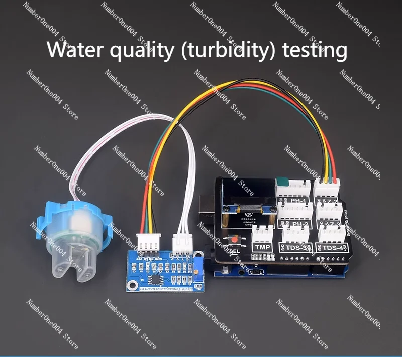 Dotyczy zestawu do wykrywania jakości wody Mętność PH TDS Wykrywanie temperatury Elektroniczne majsterkowanie Odpowiednie dla Arduino