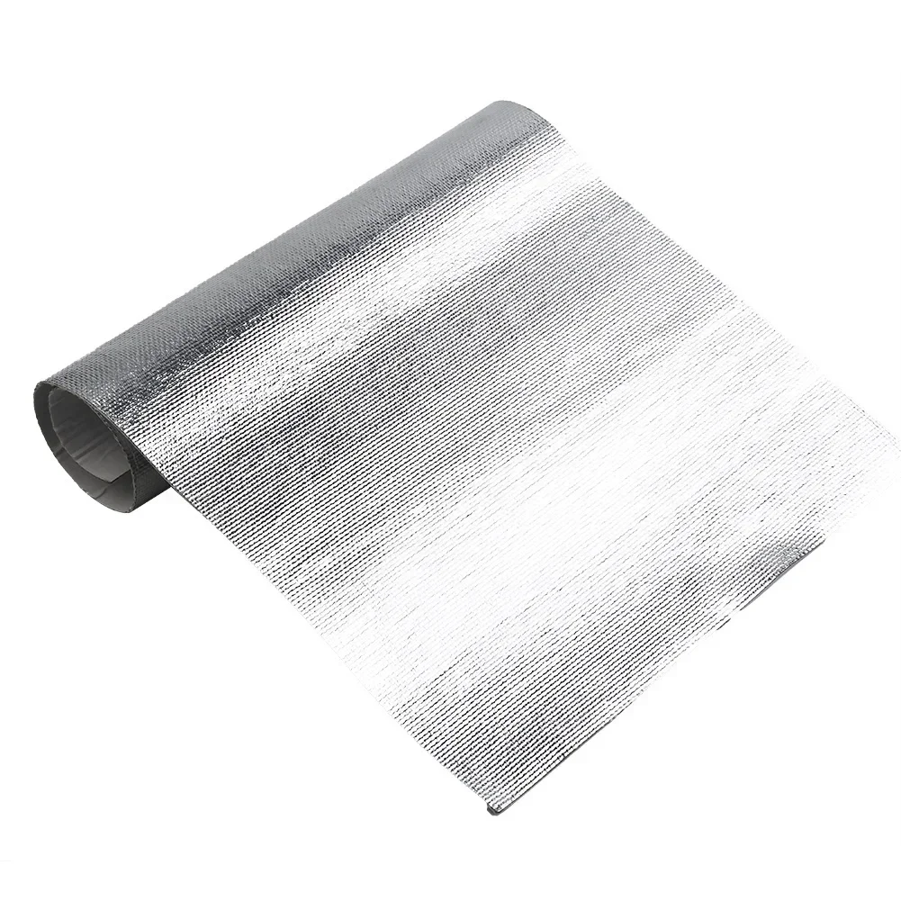 Barrier Heat Shield Accessories Exhaust Fiberglass Glass Fiber Insulation Reflective 12inch X 24inch Aluminum Car