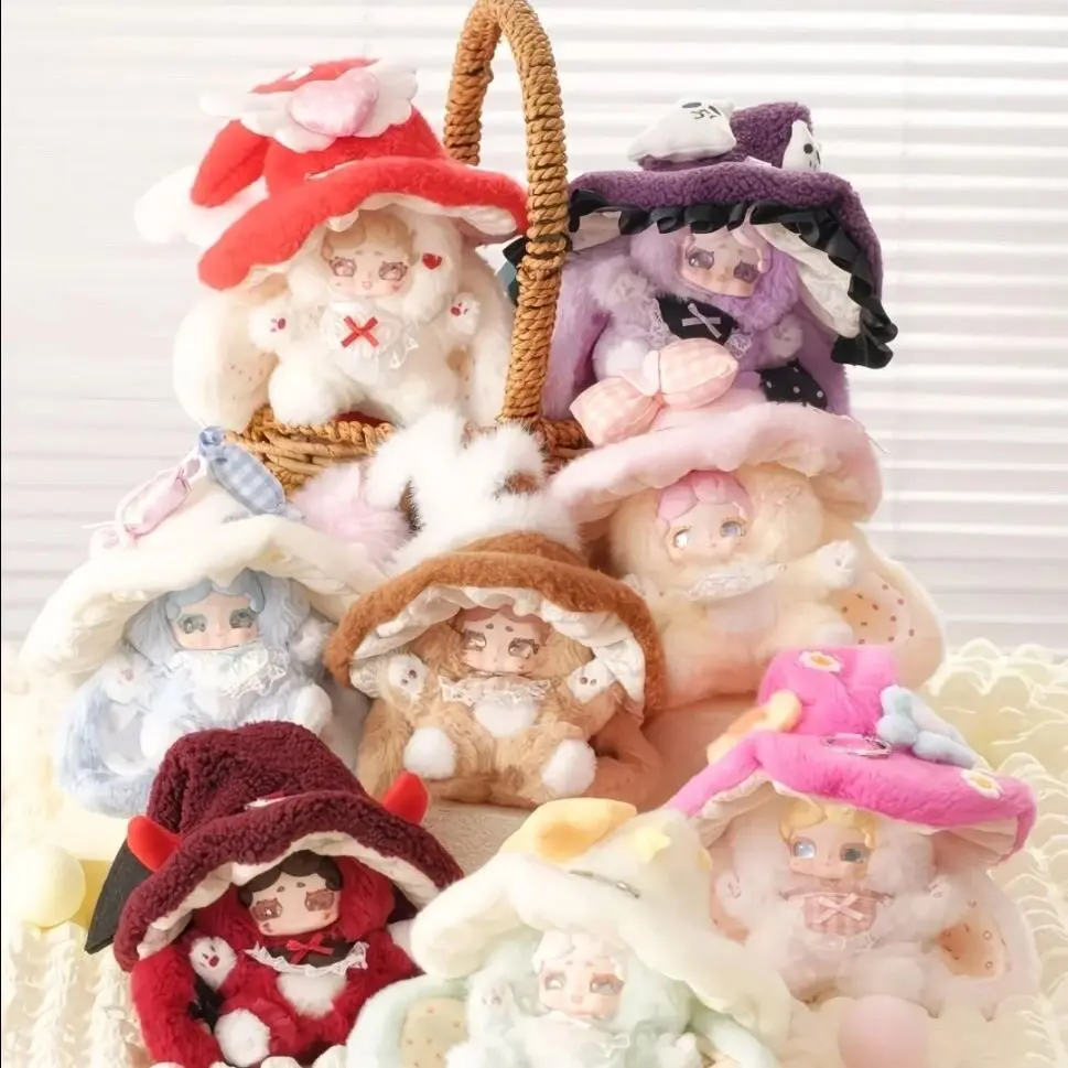 

Authentic Lucky Deer Nai Good Night Rabbit Letter From Witch Plush Blind Box Cute Anime Figure Keychain Pendant Holiday Gifts