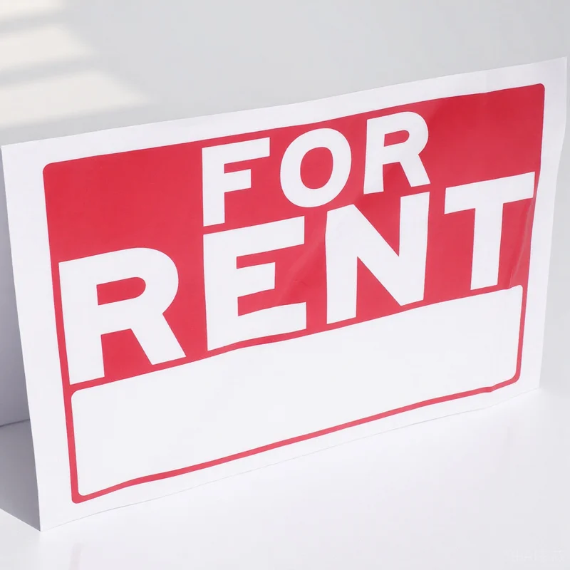 

For Rent Sticker Removable Waterproof Wall Decal For Rental Property Indoor Outdoor Signage Door Label House Apartment