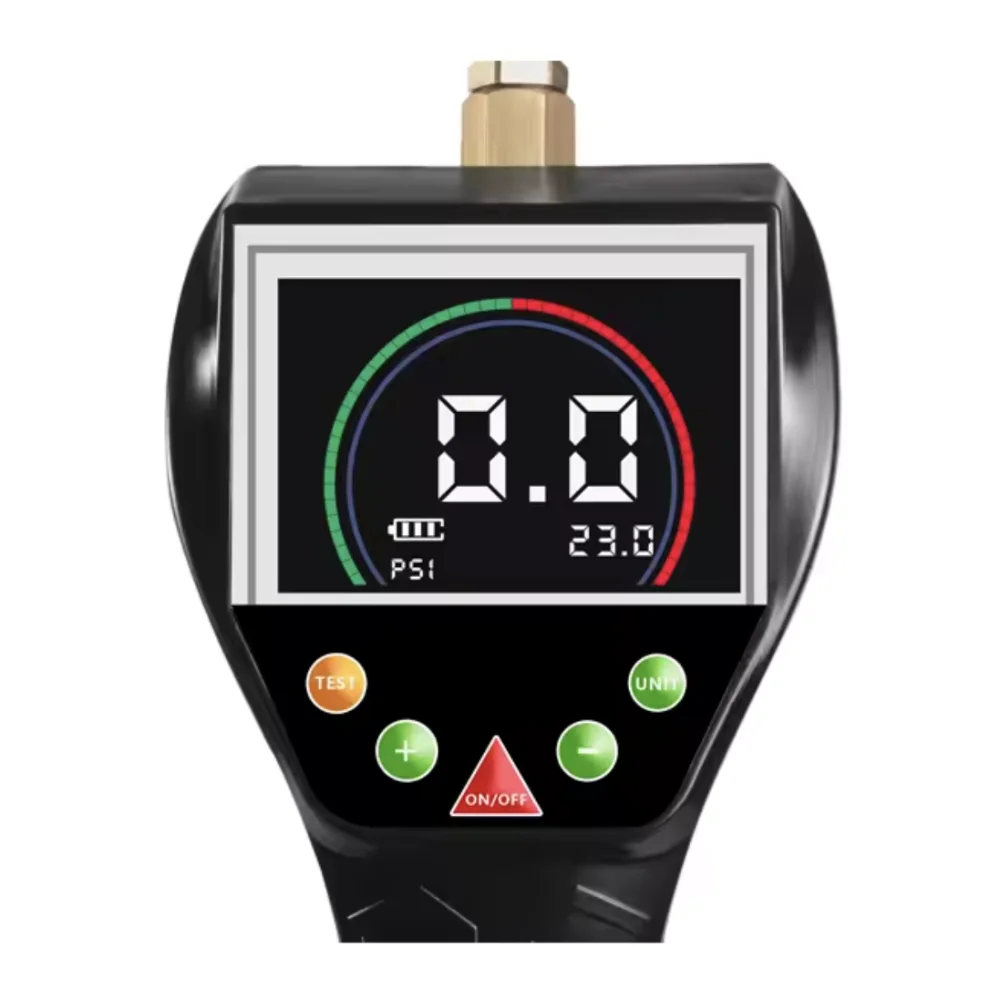 

3.7V Digital Fully Automatic Handheld Tire Inflator 2000MHA Charging Convenient Pressure Measurement Metal Inflation Tool for