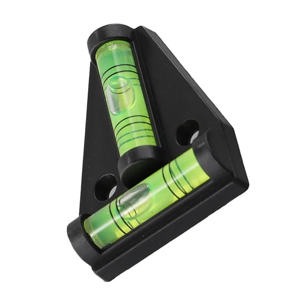 Horizontal Plastic Mini T Type -Spirit Level T-type Scope Triangle Level Measuring Kit -Bullseye Level Bubble Inclinometer