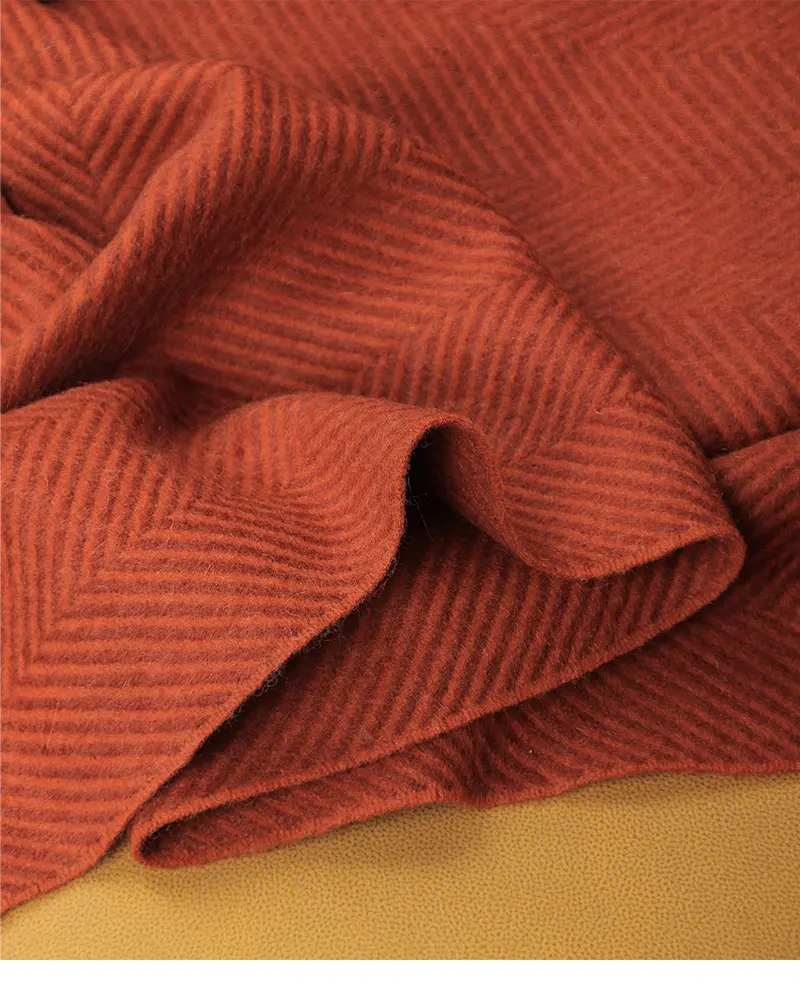 Wolldecke, Schal aus reiner Wolle, Fleece-Strickdecke, weiche Wolldecke, tragbarer, warmer Schal, Schal, Heim- und Autoabdeckung, Dekoration – Detail 10