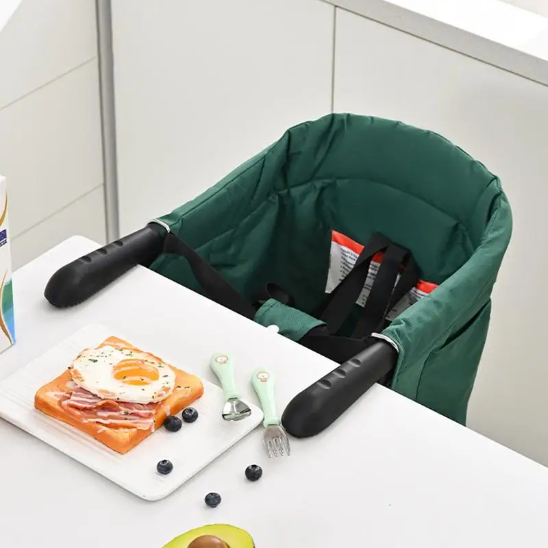 Hook On High Chair Lightweight High Chair For Travel Table High Chair Clip On Folding Baby Feeding Seat For Dining Table