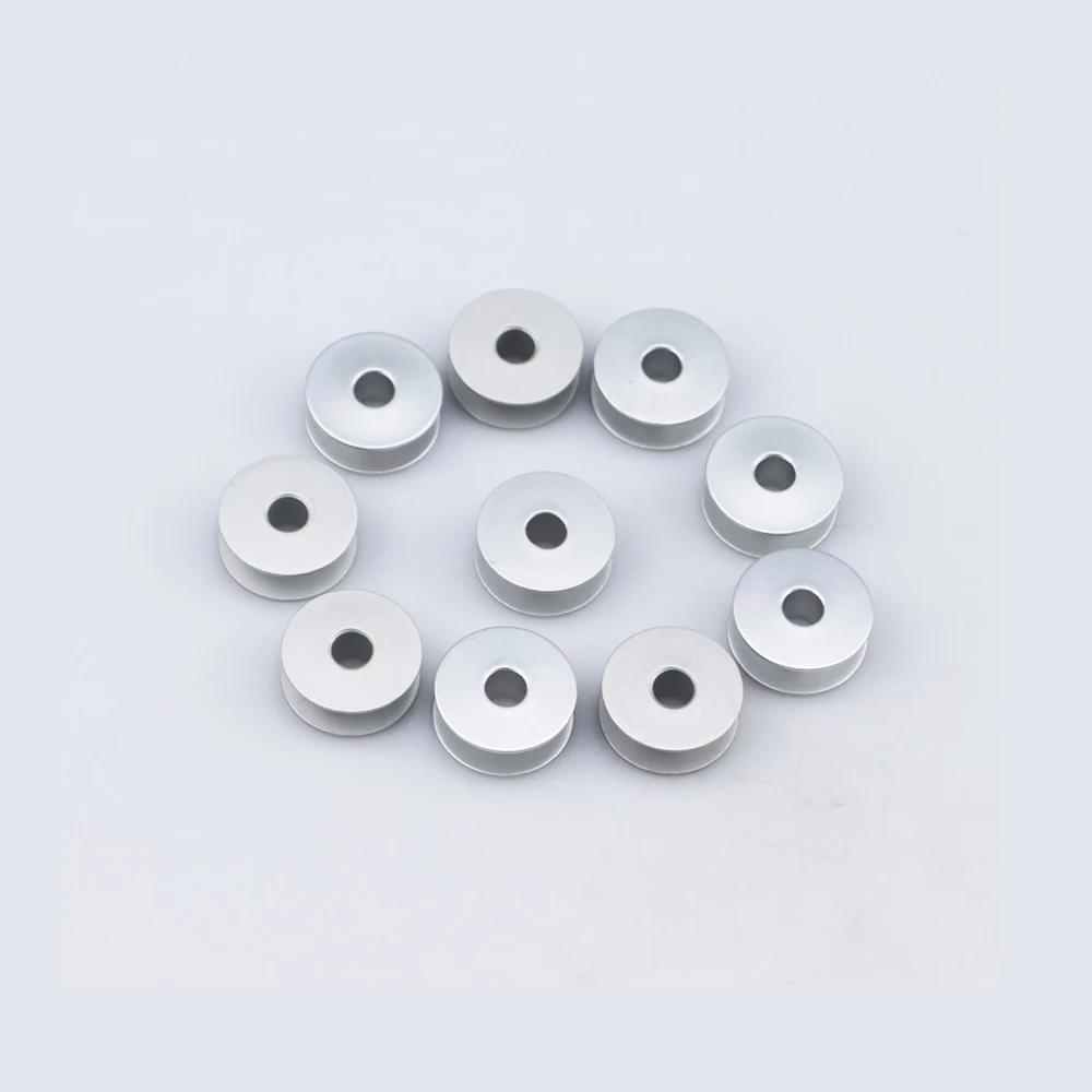 20pcs/lot Industrial Sewing Machine Bobbin Bobbin  Sewing Machine Aluminum Bobbin