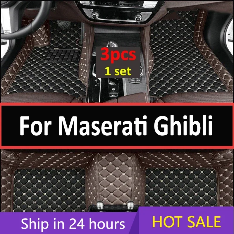 

Car floor mats for Maserati Ghibli 2014 2015 2016 2017 2018 Custom auto foot Pads automobile carpet cover