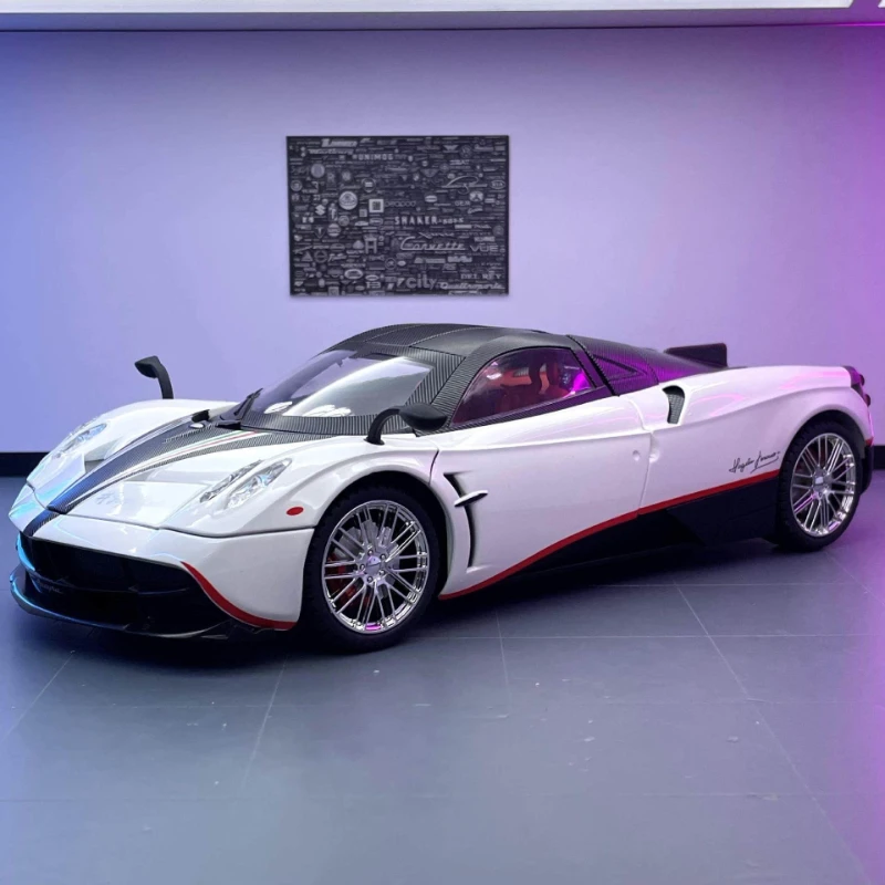 

1:18 Huayra Dinastia Supercar из сплава металла, литая под давлением модель игрушечного автомобиля, игрушечный автомобиль, коллекция звуков и света, игрушка для мальчика в подарок